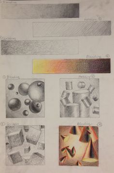 several different colored pencils are shown in the same drawing technique as they appear on this page