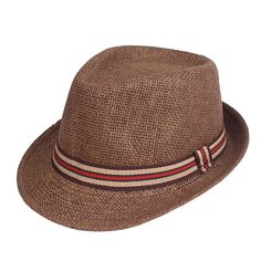 Season:Spring   Fall,Summer; Gender:Men's; Quantity:1pcs; Style:1920s Fashion,Streetwear,Casual,Stylish; Hats Category:Fedora Trilby Hat,Sun Hat,Straw Hat; Occasion:Holiday,Outdoor clothing,Going out,Daily; Material:Polyester; Function:Sunscreen,Breathability; Pattern:Plain; Design:Braided; Front page:FF; Listing Date:02/09/2023; Head Circumference:58 Fitted Vintage Brown Panama Hat, Vintage Fitted Brown Panama Hat, Adjustable Flat Cap Hats For Summer, Casual Flat Cap For Summer, Casual Summer Flat Cap, Retro Brown Hat Bands For Summer, Brown Retro Summer Hat Bands, Classic Brown Summer Fedora, Vintage Brown Hat Bands For Summer