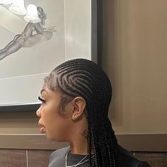 Kay🦋 on Instagram: "me + braids 🫦" Bhaddie Hairstyle, Keys Braids, Alicia Keys Braids, Protective Braids, Cornrows Braids For Black Women, Locs Styles, Hairstyle Inspo, Birthday Hair, Hair Ponytail