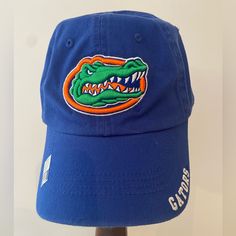 Florida Gators Blue/Orange/Green Cap Nwt. Go Gators!! Game Day. Sports. Football. Fans. Sec. 100%Cotton One Size Fits All Smoke/Pet Free Home Casual Blue Baseball Cap For College, Casual Blue Hat For Game Day, Casual Blue Hat For Fan Gear, Casual Blue Fan Gear Hat, Casual Orange Sports Hat, Orange Casual Baseball Cap For Sports Events, Casual Orange Baseball Cap For Sports Events, Casual Orange Hat For Sports Events, Triangle Head