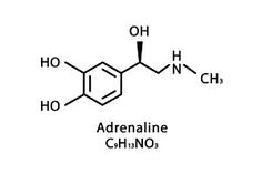 the structural structure of adrenine ch5no3 - 2, which is used to make medicine