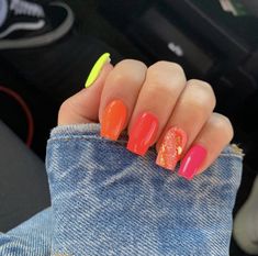 39 Gorgeous Summer Nails You Need to Try - Chaylor & Mads Nail Lab, Nail Glam, Summer Acrylic, Indigo Nails, Nails Colors, Nail Stuff, Nails 2021