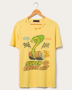 Ford Super Cobra Jet Vintage Tee | Junk Food Clothing Car Lover, Vintage Tee, Junk Food, Vintage Tees, Oversized Fits, Ford