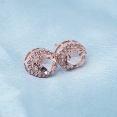 2.50CT Oval Morganite Halo Diamond Earrings For Women's , Peach Diamond Minimalist Gift For Her, 14K Rose Gold Plated Silver Jewelry   1. These exquisite 2.50CT Oval Morganite Halo Diamond Earrings will fascinate women with discriminating tastes. Immerse yourself in the pinnacle of luxury. The brilliant diamond halo provides a touch of luxury and dazzle, while the gentle peach tint of the morganite jewels conveys femininity and grace. These earrings, which are set in lustrous 14K rose gold plate Fine Jewelry Rose Gold Halo Diamond Earrings, Luxury Rose Gold Halo Diamond Earrings, Luxury Rose Gold Halo Earrings, Pink Halo Setting Fine Jewelry Earrings, Elegant Morganite Halo Jewelry, Peach Diamond, Sophisticated Lady, Diamond Earrings For Women, Halo Diamond Earrings