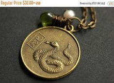 EASTER SALE Snake Chinese Zodiac Necklace. Chinese Astrology Necklace. Asian Horoscope Necklace. Snake Necklace. Chinese Necklace. Shēngxiào by TheTeardropShop from The Teardrop Shop. Find it now at https://ift.tt/1ETmBzG! Monkey Chinese Zodiac, Snake Chinese Zodiac, Chinese Necklace, Wiccan Necklace, Necklace Snake, Different Zodiac Signs, Astrology Necklace