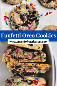 cookies with sprinkles and confetti on top