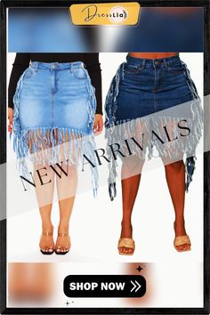 Fashion Streetwear Summer Ripped Tassel Zipper Pockets Stretchy High Waists Women Denim Mini Skirt Spring Denim Bottoms With Tassels, Casual Denim Bottoms With Tassels, Casual Fringe Skirt For Spring, High Waist Fringe Mini Skirt For Spring, Spring High Waist Fringed Mini Skirt, Spring High Waist Fringe Mini Skirt, High Waist Fringe Skirt For Spring, Spring Blue Fringe Skirt, Casual Fringe Skirt For Fall