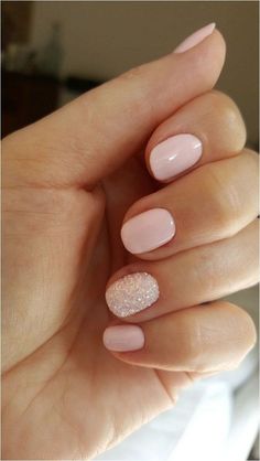 Pinterest: tiffanyameezy Gel Nails Ideas Short Light Pink, Bridesmaid Nails Light Pink, Bridesmaid Nails Shellac, Light Pink Nexgen Nails, Gel Nails Wedding Bridal, Dip Bridesmaid Nails, Fun Wedding Nails Bridesmaid, Bridesmaid Nails Gel Polish, Birthday Nails Shellac