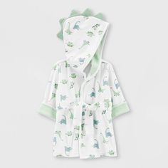 Wrap up bath time with a snug hug in this soft cotton robe from Carter’s Just One You. This 1-piece hooded robe is gentle against baby’s skin and the terry material easily soaks up water for an easy transition from bath to getting dressed or just relaxing at home. The robe features an adorable, sweet design that makes robe perfect for gifting or adding to baby’s collection of plush accessories. Plush Accessories, Bath Clothes, Baby Bath Robe, Baby Robes, Boy Bath, Target Baby, Hooded Robe, Carters Baby Boys