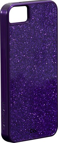 purple glitter case for the iphone 5g