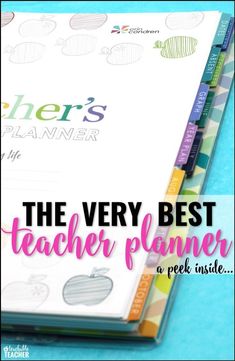 the very best teacher planner is here