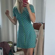 This H&M Divided Dress Has Never Been Worn! Still Has The Tags. Zips All The Way Up/Down. Size Xs. Smoke Free Home. Divided Dress H&m, H&m Fitted Mini Length Dresses, Fitted H&m Mini Dress, Fitted Mini Dress By H&m, Fitted Mini Length Dress By H&m, Casual Fitted Dress By H&m, H&m Fitted Casual Dress, Casual Fitted H&m Dresses, H&m Short Sleeve Dress For Day Out