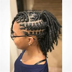 Short Dread Styles, Hairstyles Dreadlocks, Short Loc Styles, Butter Blonde