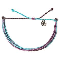 Pura Vida Sunset Bracelet - Jewelry - Hallmark Everyday Multicolor Waxed Cord Jewelry, Everyday Nylon Cord Jewelry, Everyday Bohemian Friendship Bracelets With Sliding Knot, Adjustable Bracelets With Nylon Cord, Multicolor Resizable Braided Bracelets For Everyday, Resizable Multicolor Braided Bracelets For Everyday, Beach Jewelry With Purple Sliding Knot, Beach Jewelry With Sliding Knot In Purple, Adjustable Purple Friendship Bracelets For Beach