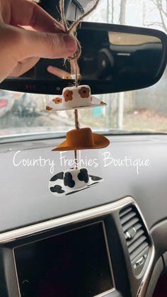 This Car Charms item by CountryFreshies has 4453 favorites from Etsy shoppers. Ships from Marionville, MO. Listed on Aug 19, 2024 Car Cowboy Hat, Car Inspo Interior Preppy, Cowboy Hat Rearview Mirror, Cowboy Hat Car Accessory, Cute Car Excessories, Diy Car Accessories How To Make, Mini Cowboy Hat Car Decor, Retro Car Decor, Country Car Decor