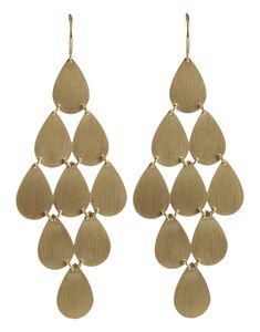 Nine-Drop Chandelier Earrings From Irene Neuwirth 2.25" Length And 1" Width Fish Hook Back Closures Available In 18K Yellow Gold Irene Neuwirth Jewelry, Classic Chandelier, Gold Chandelier Earrings, Marissa Collections, Irene Neuwirth, Gold Chandelier, Designer Fashion Jewelry, French Wire, Fine Earrings