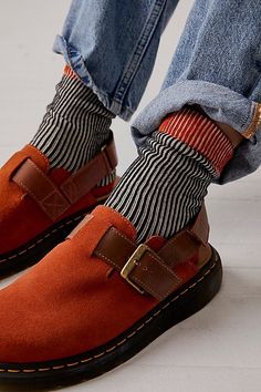 Socks Ideas, Mode Boho, 가을 패션, Looks Style, Contrast Trim