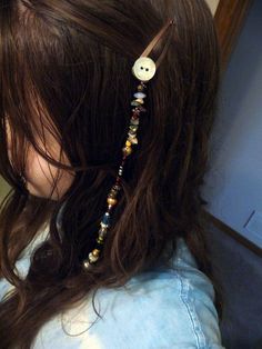 Pirate Hair Beads, Pirate Hair, Hair Wraps, Beads Diy, Hair Beads, A Button, Dream Jewelry