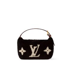 LOUIS VUITTON® - Hills Pochette - Bicolore Chocolat Creme Pochette Louis Vuitton, Micro Bags, Louis Vuitton Collection, Monogram Pattern, Best Wallet, Wallet Pouch, Monogram Bag, Silver Jewelry Fashion, Boot Bag