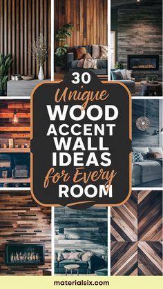 30 Unique Wood Accent Wall Ideas for Every Room