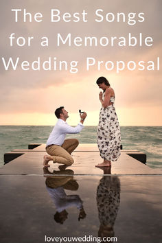 Set the stage for your unforgettable moment with this collection of wedding proposal songs. From heartfelt ballads to romantic classics, these tunes capture the essence of love and create the perfect atmosphere for your proposal. Whether you’re planning a grand gesture or an intimate moment, this playlist will help you say ‘I love you’ in the most memorable way. Click to discover the ultimate wedding proposal songs that will make your moment magical!