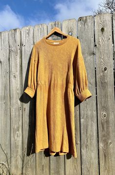 Zara Trafaluc Dress Mustard Yellow Ribbed 3/4 Sleeves Size M Medium Oversized  | eBay Spring Oversized Midi Dress For Loungewear, Spring Oversized Midi Loungewear Dress, Oversized Midi Dress For Spring Loungewear, Stretch Midi Dress For Fall Loungewear, Fall Stretch Midi Dress For Loungewear, Fall Dresses With 3/4 Sleeves, Casual 3/4 Length Fall Dresses, Casual Oversized Dress With 3/4 Sleeves, Casual 3/4 Length Dresses For Fall