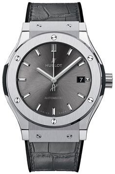 565.nx.7071.lr Hublot Classic Fusion Automatic 38mm Midsize Watch Modern Gray Watch With Subdials, Modern Gray Watch Accessories With Subdials, Modern Platinum Watches In White Gold, Modern Platinum White Gold Watches, Modern Platinum Watch With Polished Finish, Modern Platinum Watches With Polished Finish, Hublot Classic Fusion, Hublot Classic, Glashutte Original