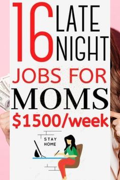 Late Night Jobs From Home 🏡 Jobs For Moms, Night Jobs, Money Plan, Working Online, Best Online Jobs, Legit Work From Home, Make Easy Money, Budgeting Worksheets