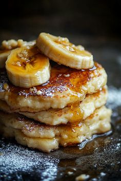 Banana Bread Griddle Cakes Griddle Cakes Recipe, Griddle Cakes, Banana Walnut, Caramelized Bananas, Make Banana Bread, Banana Nut, Toasted Walnuts, Banana Pancakes, Interesting Food