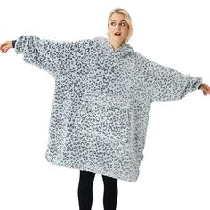 PRICES MAY VARY. Sherpa, Fleece Imported Oversized Blanket Hoodie: Krifey wearable blanket hoodie will keeps you warm and cozy while you are lounging, watching TV, gaming, reading, napping, camping or outdoor activities. Ultra Soft ＆ Luxurious: Made with 100% soft fleece and fluffy Sherpa for a soft touch. This blanket is also OEKO-TEX certified, meaning it does not contain any harmful substances or chemicals to ensure quality comfort and wellness. Unique Design: One size fits all. There is a bi Tie Dye Blanket, Sweatshirt Blanket, Unique Blankets, Oversized Blanket, Grey Leopard Print, Hoodie Oversize, Blanket Hoodie, Hoodie Blanket, Winter Sweatshirt