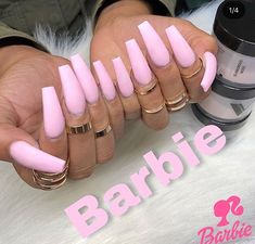 Barbie Pink Nails, Nails 2018, Nail Collection, Lovely Nails, Colorful Nails, Matte Nails Design, Bubble Gum Pink, Nail Idea, Colorful Nail Designs