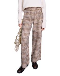 Maje Pilloji Tweed Pants Tweed Pants, Pick Up, In Store, Buy Online, Free Shipping, Pants, Trousers