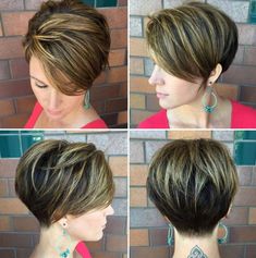 Short haircuts that are stop-you-in-your-tracks gorgeous Cool Blonde Tone, Brown Hair Shades, Sassy Haircuts, Icy Blonde Hair, Really Short Hair, Long Pixie Cuts, Mom Hairstyles