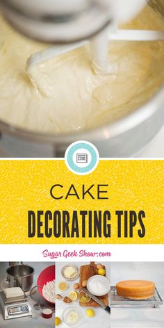 cake decorating tips for beginners to learn how to decorate cakes with easy step - by - step instructions