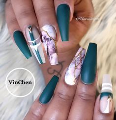 Cute Acrylic Nail Designs, Hot Nails, Luxury Nails, Fabulous Nails, Beautiful Nail Art, Dope Nails, Creative Nails, Winter Days, Nails Designs