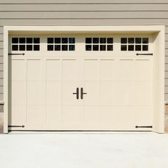 a garage door with the number 11 on it