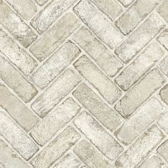 a white brick wallpaper pattern that looks like it is made out of cement