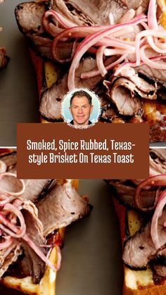 This delicious Texas-style brisket on Texas Toast is a smoky, tender meal that’s perfect for any barbecue lover. With a rich, flavorful spice rub and a juicy, slow-smoked brisket, it’s an easy way to impress your guests. Top it with garlic-buttered toast and pickled red onions for a perfect finish. A must-try from Bobby Flay!