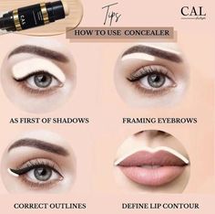 Full Face Makeup Steps, Face Makeup Steps, Face Contouring Makeup, Makeup Steps, Makeup Order, Makeup Brushes Guide, Beginners Eye Makeup, Simple Makeup Tips, Makeup Secret