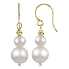 Elegant Hypoallergenic Round Bead Earrings, Elegant Pearl Drop Earrings With Round Beads, Elegant Round Pearl Earrings For Anniversary, Elegant Hypoallergenic Round Pearl Earrings, Formal Round Bead Pearl Earrings With Matching Set, Bead Drop Earrings, Pearl Details, Packaging Gift, Bridesmaid Jewelry Sets