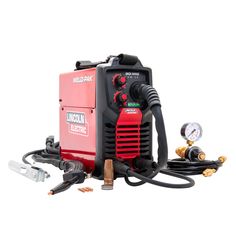 The WELD-PAK 90i MIG welding machine is a compact and lightweight wire feed welder that can easily connect to 120V power source. It's designed to be used with flux-cored welding wire or solid MIG wire and is well-suited for light to medium welding projects. One of the advantages of the WELD-PAK 90i MIG is its interface, which makes it easy to set up and start welding in no time. The machine comes with a full list of accessories including a welding gun, nozzle, contact tip, work cable and clamp. Portable Welder, Women Welder, Flux Core Welding, Mig Welding Machine, Cool Welding Projects, Welding Technology, Welding Wire, Welding And Fabrication, Automotive Mechanic