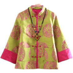 Store Categories women Jacquard Tang Suit Top Chinese Style Jacket Pocket Stand-up Collar Casual Product Description Outer Shell Material Polyester Department Women Style Basic Jacket Color Yellow Brand Unbranded Size Type Regular Size 3XL Type Jacket Closure Button Occasion Casual,Party/Cocktail,Travel Accents Button Season Spring,Winter,Autumn Pattern Animal Print Jacket/Coat Length Short Garment Care Machine Washable Theme Holiday,Ethnic,Festival Country/Region of Manufacture China Fit Regular   Payment Auction Item Number, your Full Name and Shipping Address MUST be included in the Escrow payment. All payments are expected within 14  days after the auction is closed. All non-pay bidders will be reported to and get an unpaid warning from ebay. Combined Shipping for multiple items is ava Traditional Jacket, Autumn Jacket, Tang Suit, Long Coat Women, Basic Jackets, Style Basic, Payment Received, Women's Coats & Jackets, Casual Party