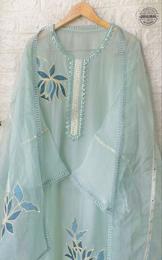 Organza Suit, Organza Suits, Side Borders, Pakistani Fashion Casual, Pakistani Fancy Dresses, Kurta Neck Design, Kurti Neck Designs