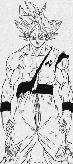 a drawing of gohan from the dragon ball anime character coloring pages, cartoon characters, person