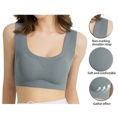 Wireless Contour Push Up Bra For Women – BodiModi Full Coverage Sports Bra With Soft Touch, Solid Comfortable Supportive Sports Bra, Comfortable Supportive Sports Bra In Solid Color, Comfortable Supportive Solid Color Sports Bra, Bra For Women, Natural Latex, Wireless Bra, Support Bras, Hot Weather