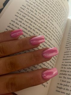 Chrome Pink Square Nails, Pink Chrome Nails Coffin Shape, Pink Chrome Coffin Nails, 17 Birthday Nails, Pink Chrome Nails Square, Pink Nails With Chrome, Square Pink Nails, Weekend Nails, White Tip Acrylic Nails