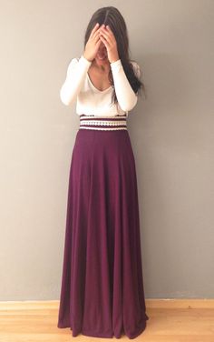 Maxi dresses. This one is actually very modest and light! Loves it! Sukienki Maksi, Skirt Diy, Rocker Girl, Maxi Skirts, Fashion Sense