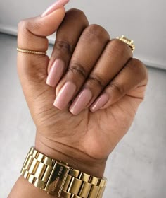 Follow @SlayinQueens for more poppin pins ❤️⚡️✨ Blush Nails, Elegant Nails, Classy Nails, Nail It, Chic Nails, Dope Nails