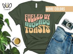 ABOUT OUR: Healthy Lifestyle Shirts, Clothing Foodie Gardening Gift, Keto Food Lists, Avocado Shirt, Healthy Food Eating ✦ Details ✦ Our t-shirts are crafted for exceptional SOFTNESS and COMFORT. Made from 100% Airlume combed and ring-spun cotton, these shirts offer a premium feel that is perfect for daily wear, combining style and durability. ✿ Sizing and Color Guidelines ✿ Unisex t-shirt size: S | M | L | XL | 2XL | 3XL We use Bella Canvas t-shirts, known for their soft and high-quality materi Avocado Toasts, Avocado Shirt, Food Eating, Keto Food List, Gardening Gift, Keto Food, Food Lists, Healthy Foods To Eat, Garden Gifts