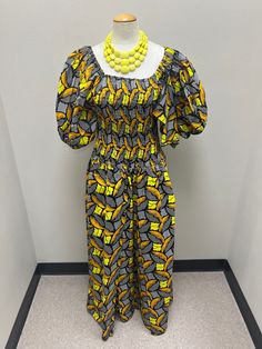 long dress Dress With Scarf, African Clothing, Dress Clothes For Women, Houston Tx, Necklace Etsy, Houston, Long Dress, Dress Outfits, Ships